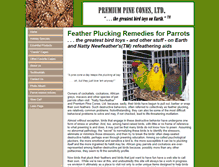 Tablet Screenshot of premiumpinecones.net